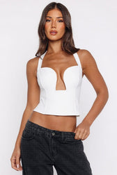 Halter-Neck Crop Top