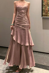 Chiffon Spaghetti Strap Maxi Dress - View 7