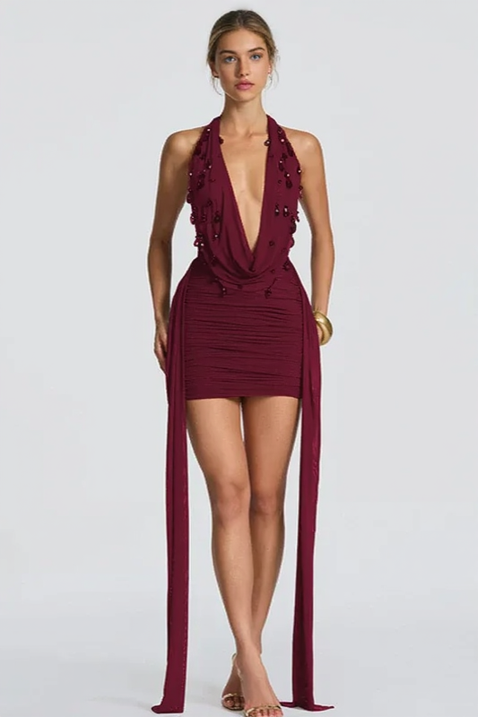 Halter-Neck Bodycon Dress