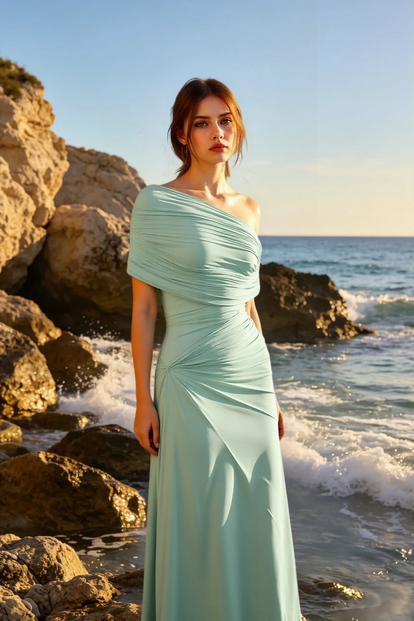 Sexy Fitted Ruched Off Shoulder Bodycon Party Dress