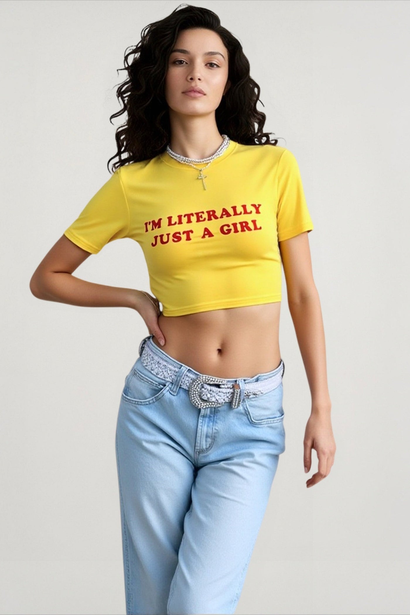 Vintage Y2K Crop Top T-shirts