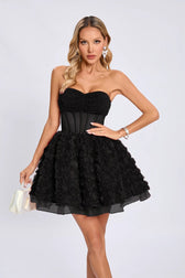 Sheer Mesh Mini Dress