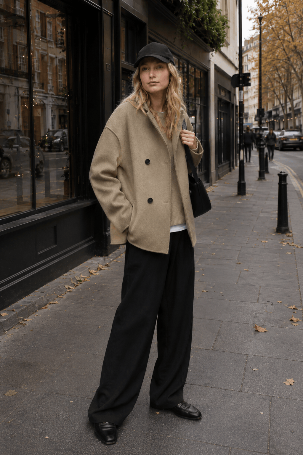 Oversized Charming Button-Down Jacket