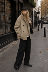 Oversized Charming Button-Down Jacket