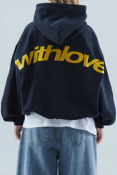 Pocket Print Pullover Hoodie
