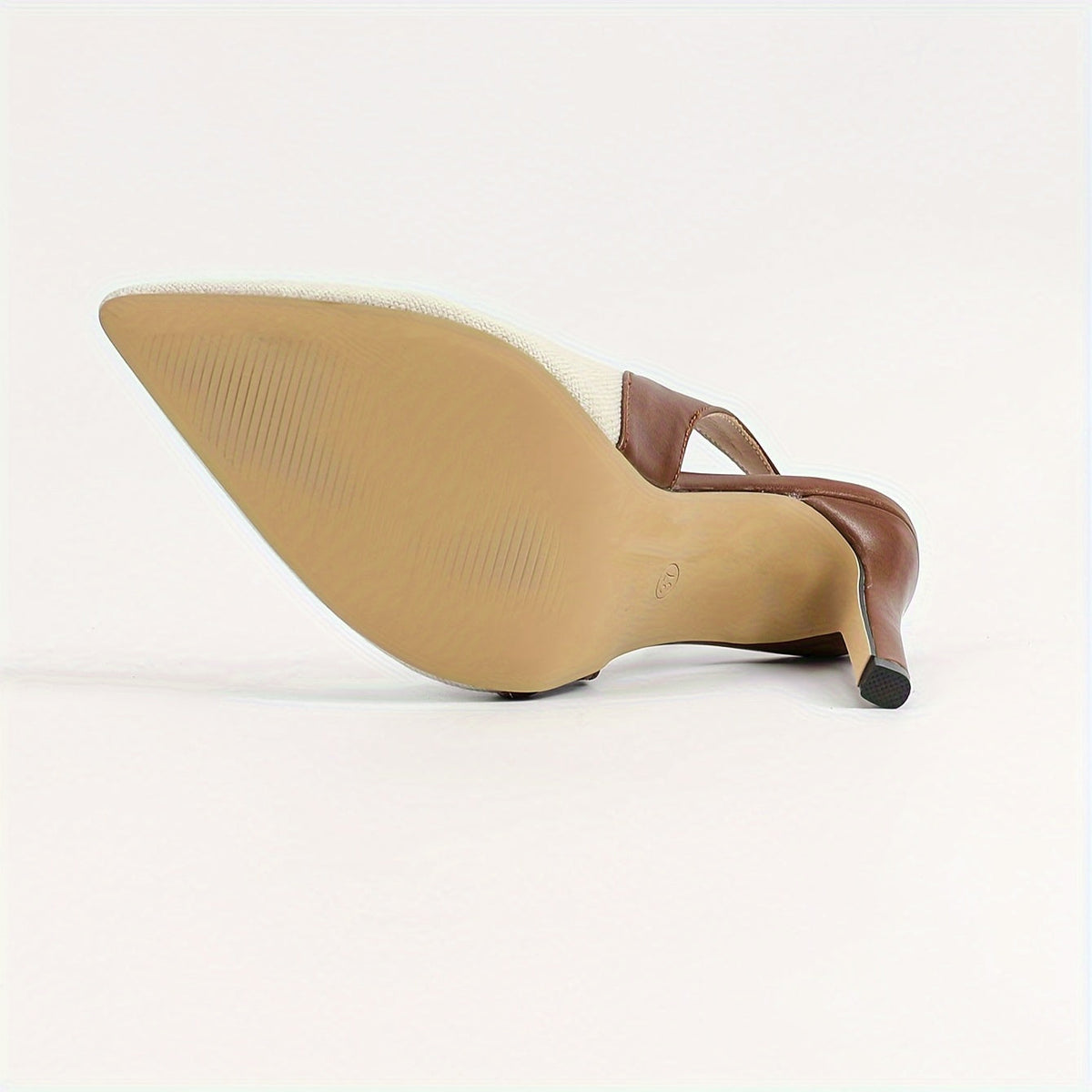 Pointed Toe Slingback Stiletto Heel Pumps