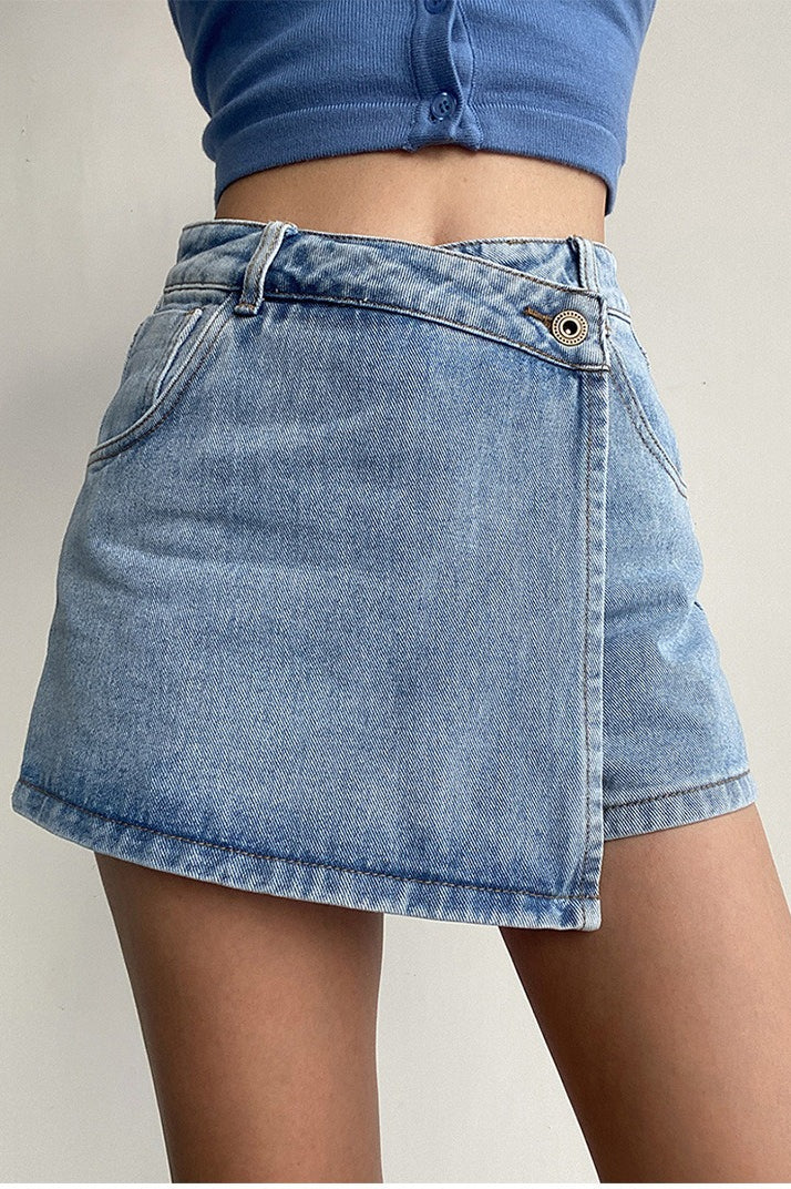 High-Waist Denim Jeans