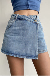 High-Waist Denim Jeans