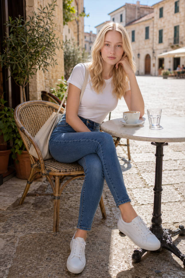 Slimming Stretch High Waist Skinny Jeans