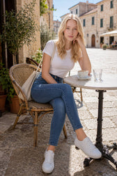 Slimming Stretch High Waist Skinny Jeans