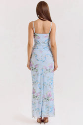 Lace Floral Maxi Dress