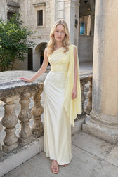 Chiffon One Shoulder Formal Dress