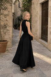 Elegant Sleeveless Evening Maxi Dress