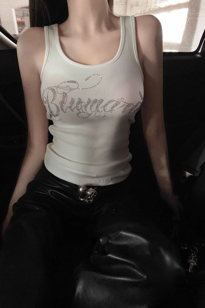Bodycon Crop Sleeveless Tank Top