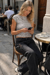 Sexy Backless Sequin Crop Top