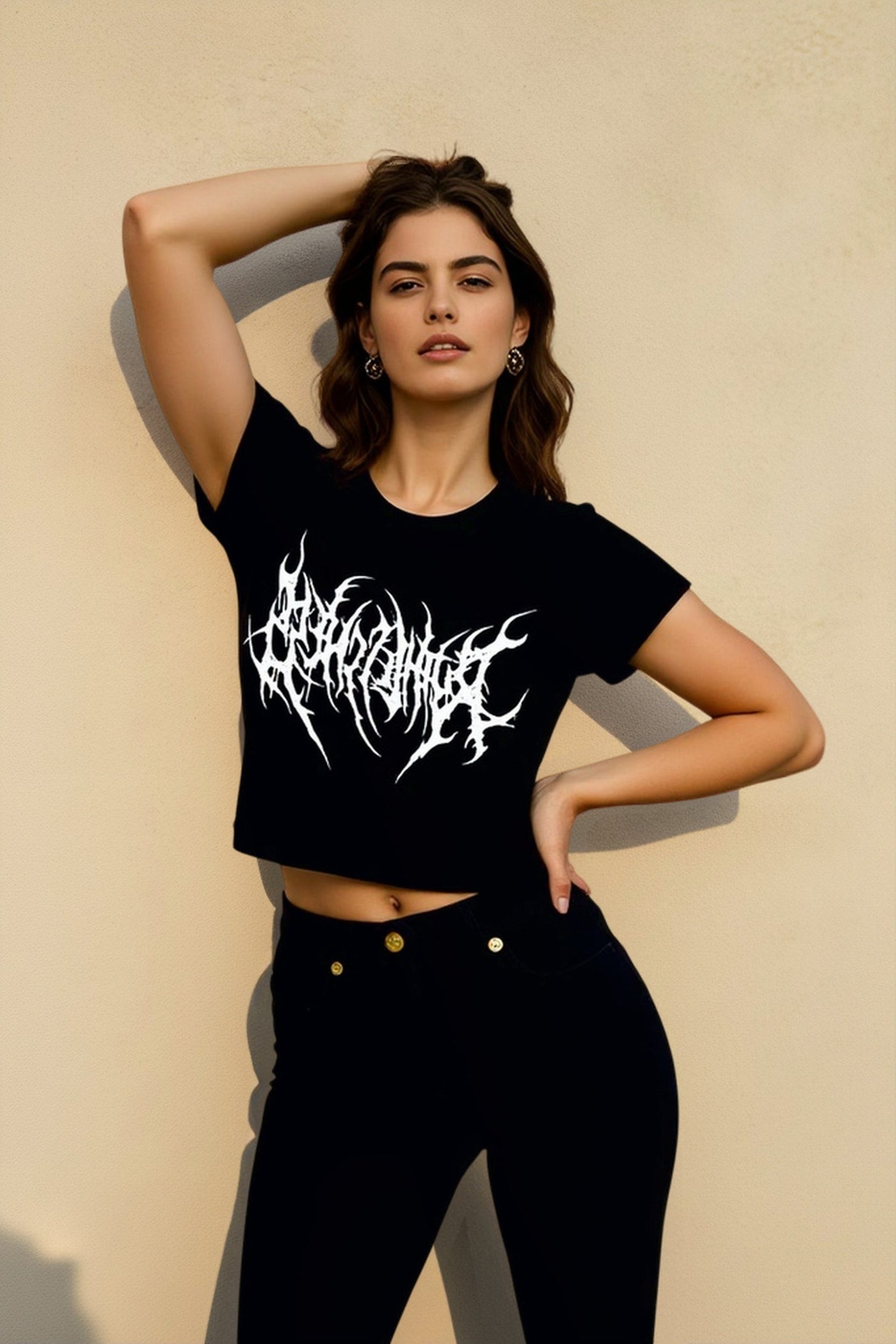 Sexy Cropped Fitted T-shirts
