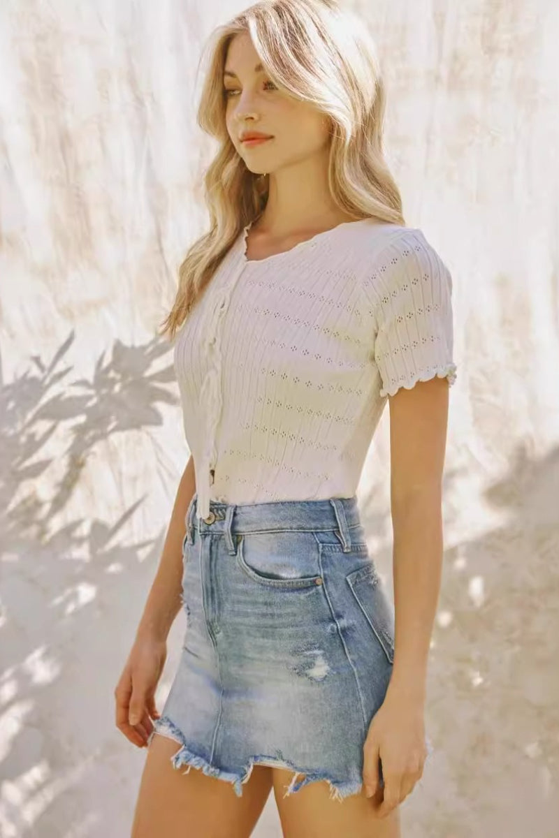 High-Waist Bodycon Denim Jeans