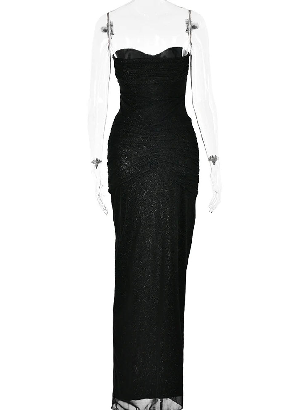 Eden Sleeveless Mesh Maxi Dress 5