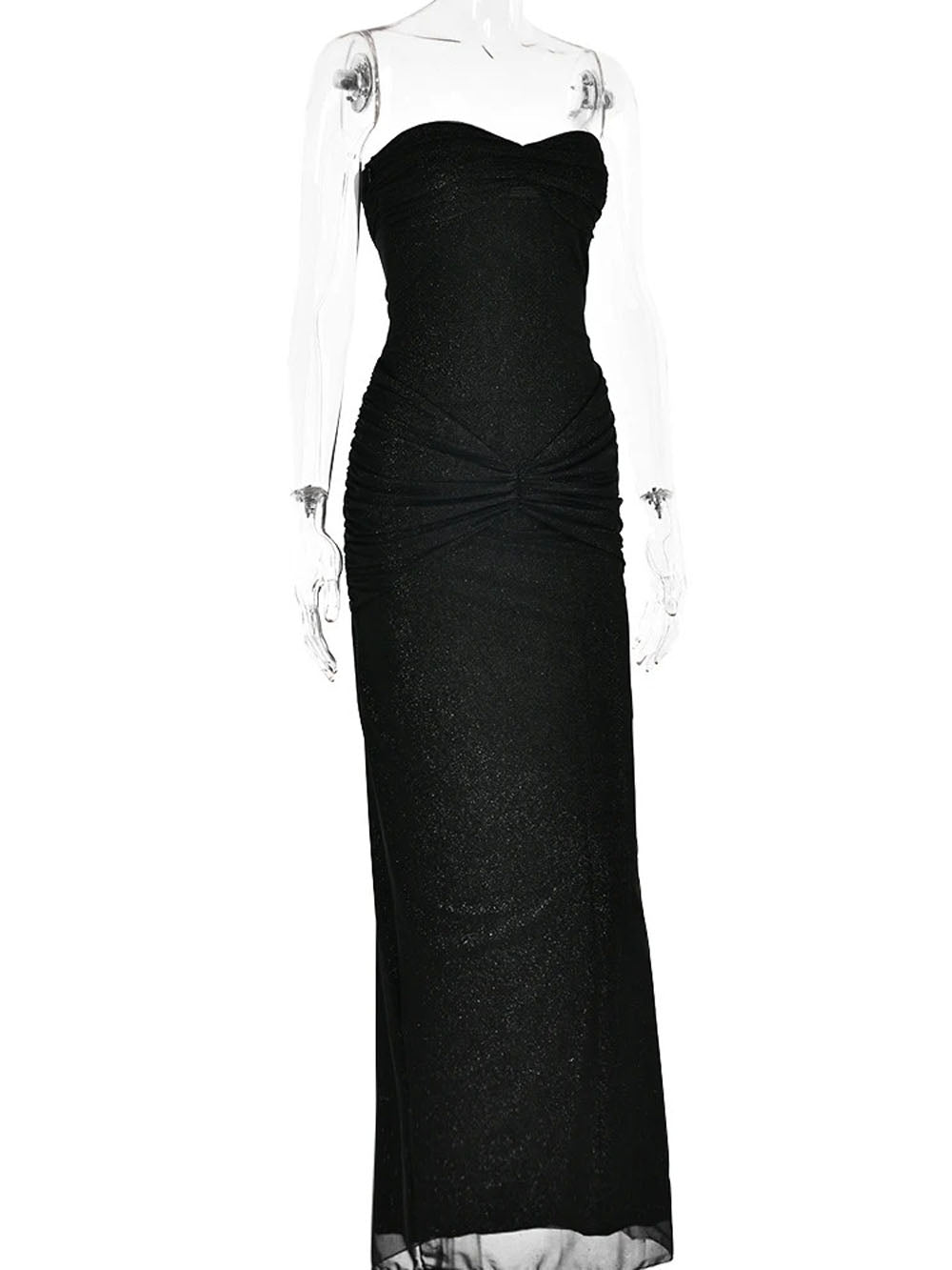 Eden Sleeveless Mesh Maxi Dress 4