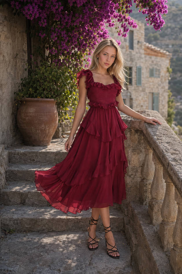 Backless Lace Dress