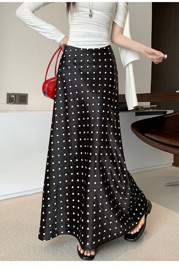 French Style Polka Dot Skirt