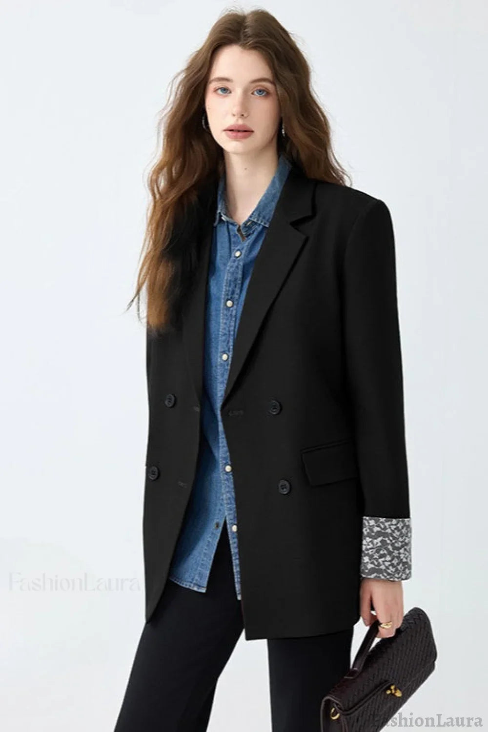 Elegant Mid-Length Office Blazer