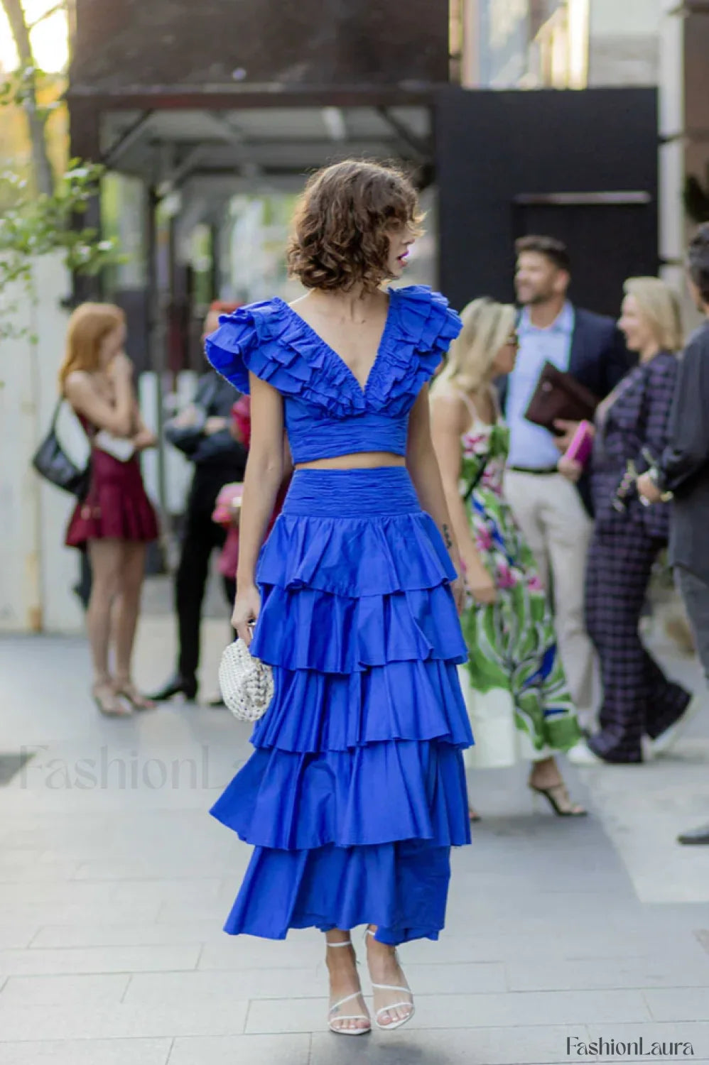 Eleni Tiered Stylish Maxi Skirt Set