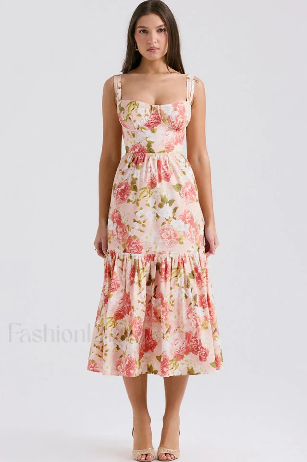 Elia Floral Stylish Midi Sundress