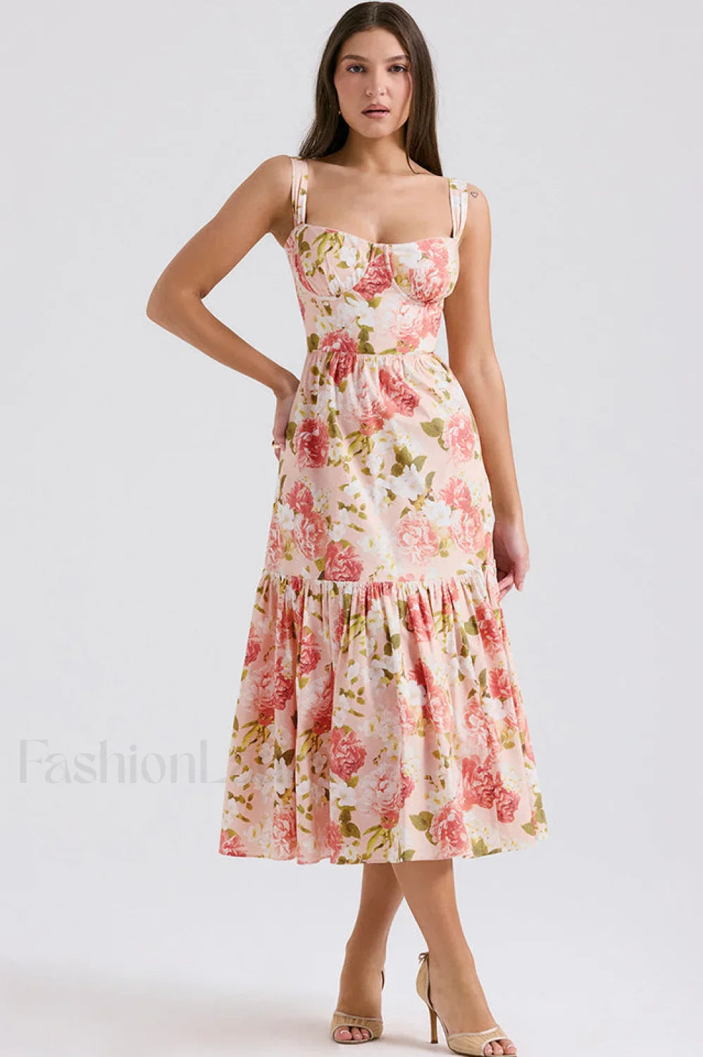 Elia Floral Stylish Midi Sundress