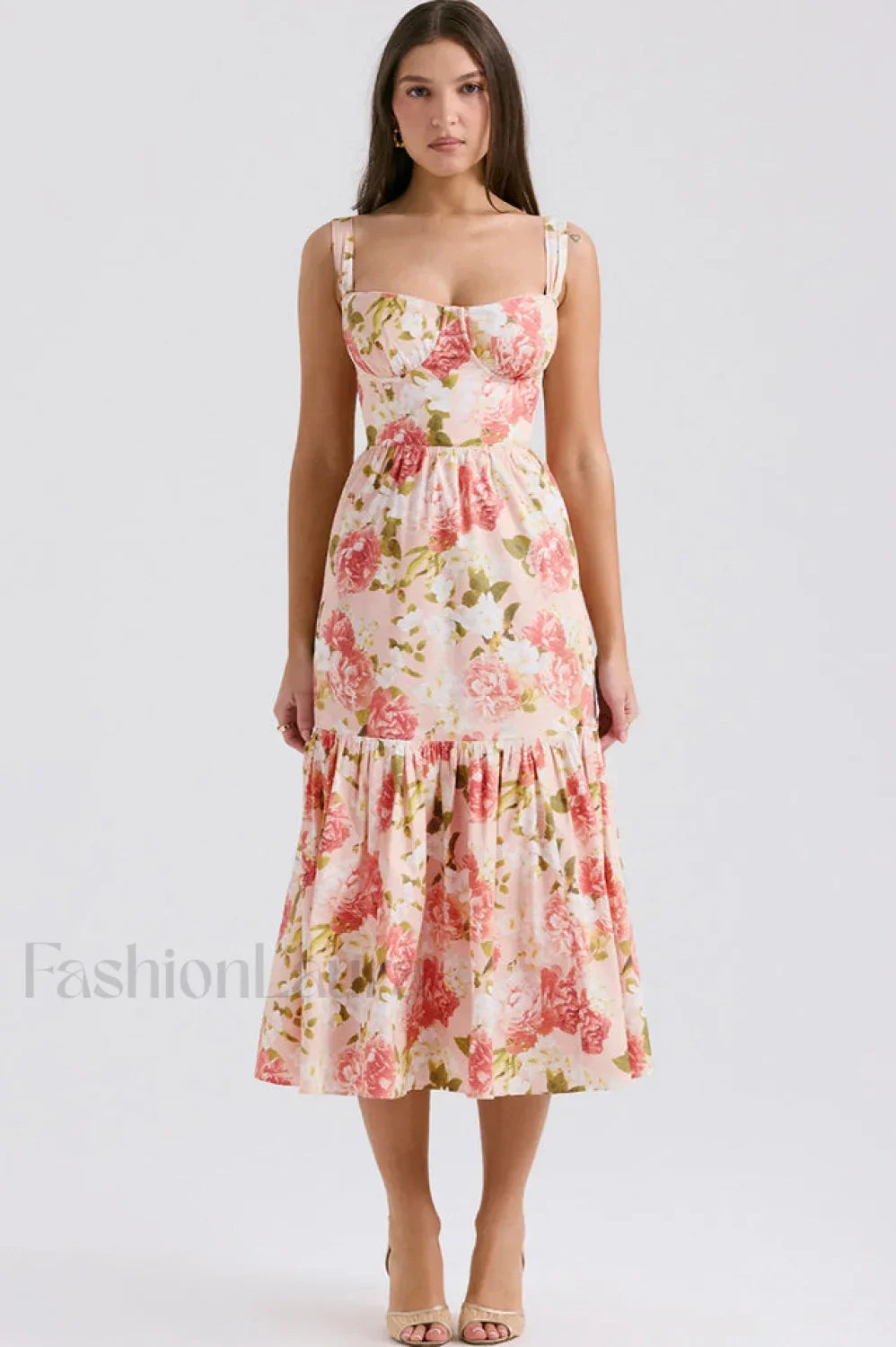 Elia Floral Stylish Midi Sundress