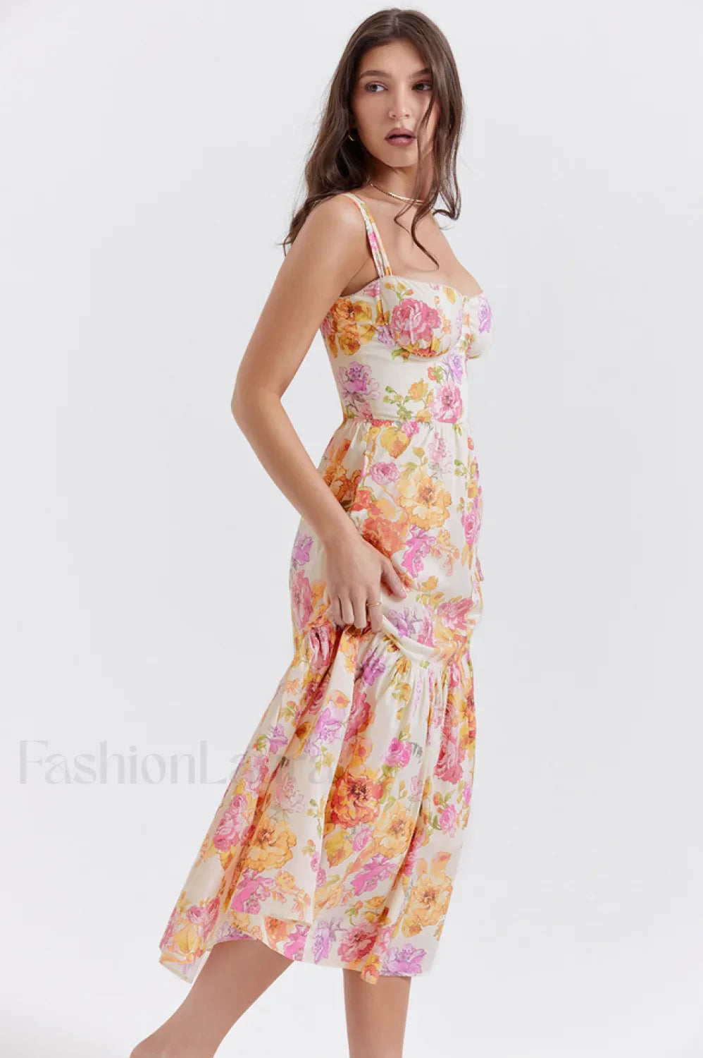 Elia Floral Stylish Midi Sundress