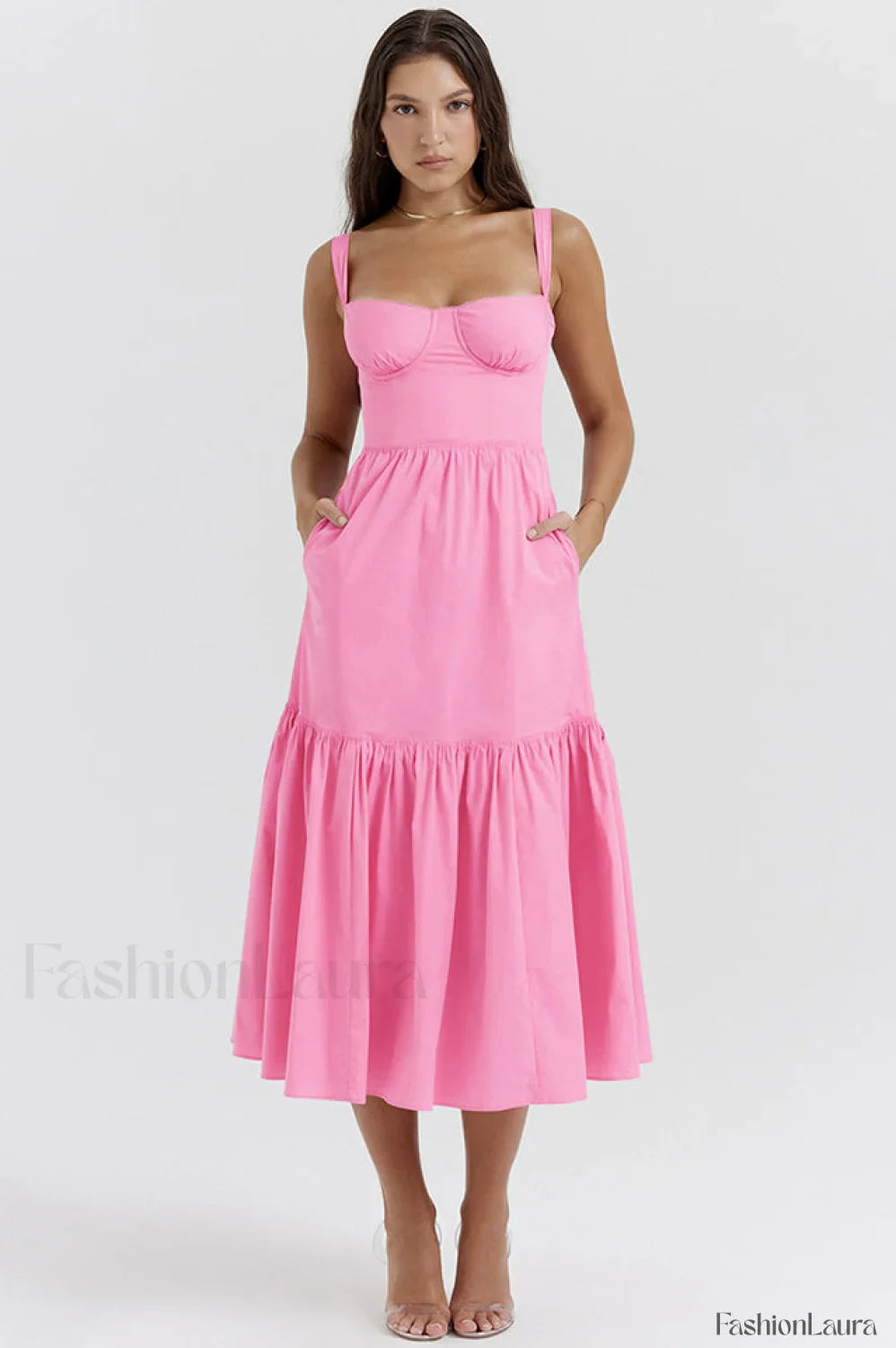 Elia Floral Stylish Midi Sundress