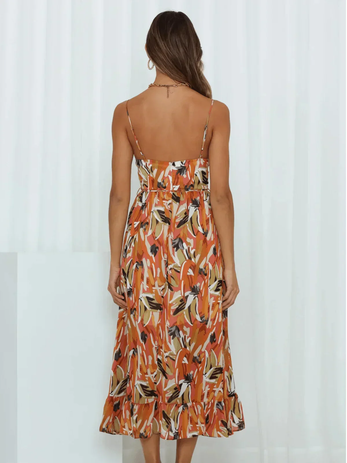 Exclusive Samantha Colorful Midi Dress Boutique Collection
