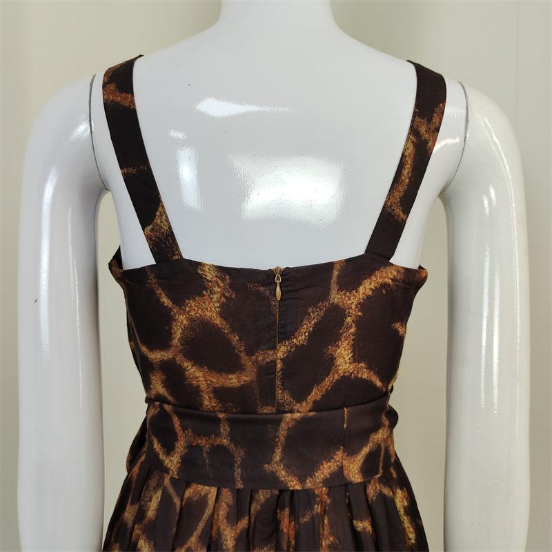 Ella Allover Print Sleeveless Maxi Dress