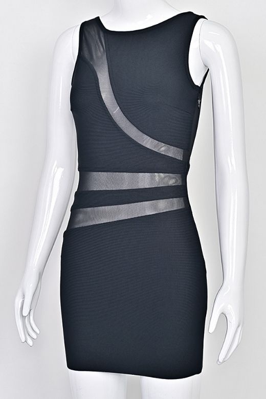 Ellie Bodycon Mini Dress - Classic Black