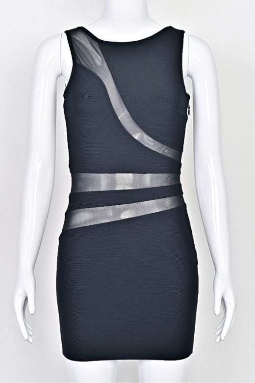 Ellie Bodycon Mini Dress - Classic Black
