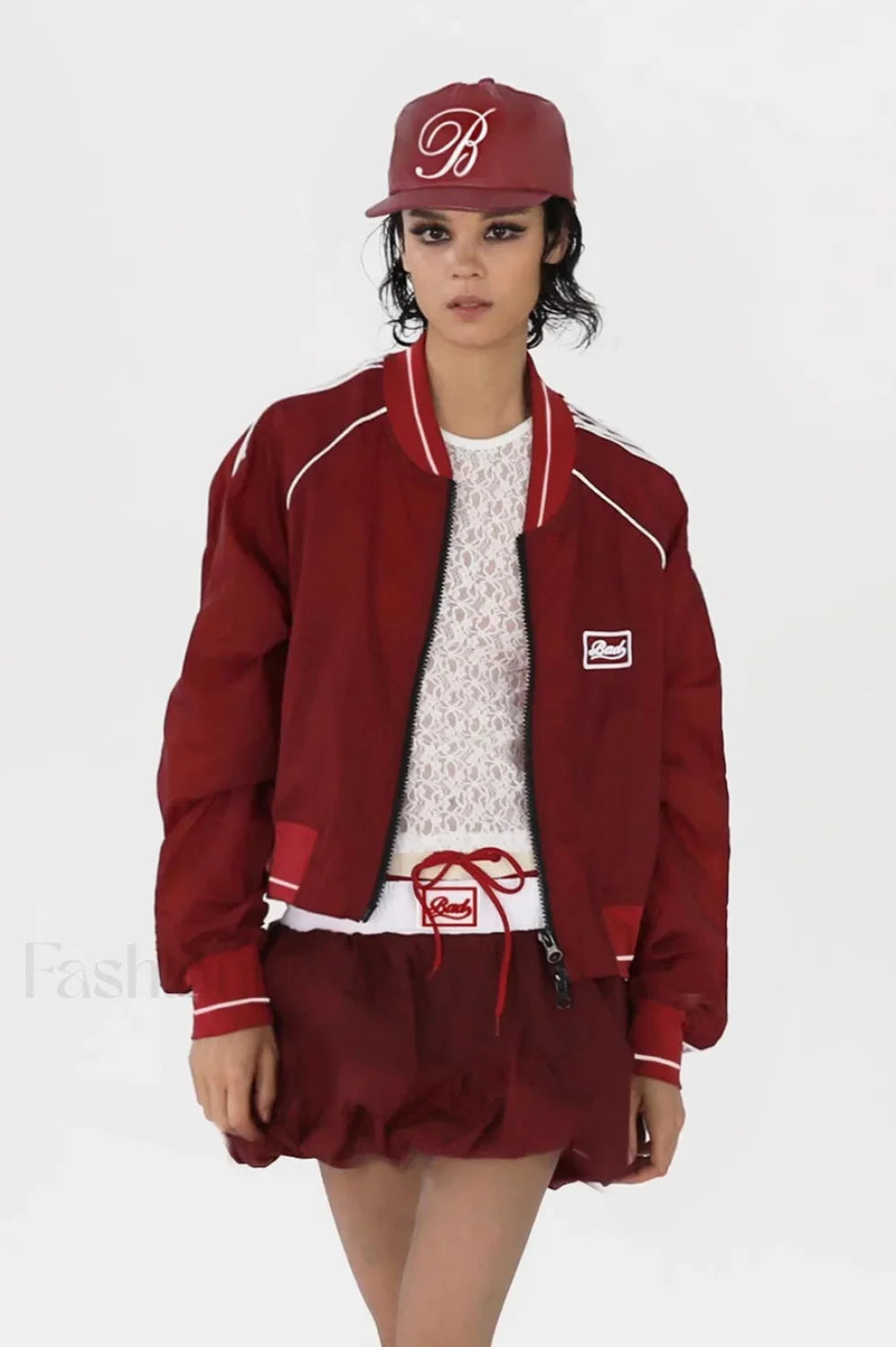 Embroidered Retro Bomber Jacket