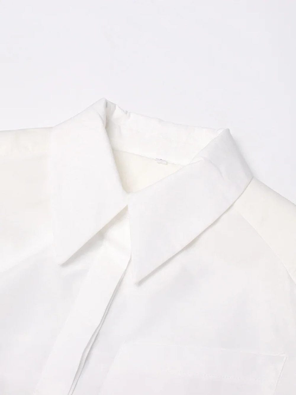 Emmily Backless Single Breasted Chic Blouse