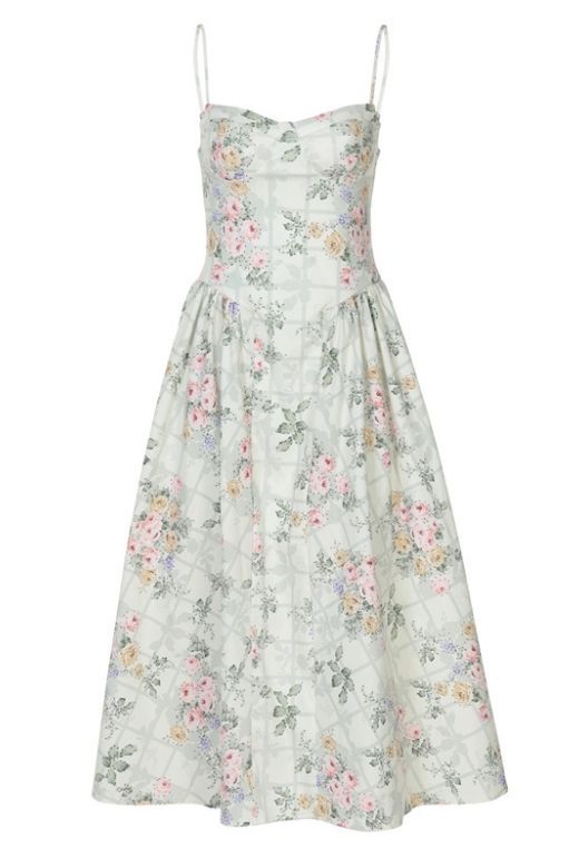 Woman wearing a figure flattering  Everly Day Midi Dress - Mint Green BODYCON COLLECTION Pty Ltd