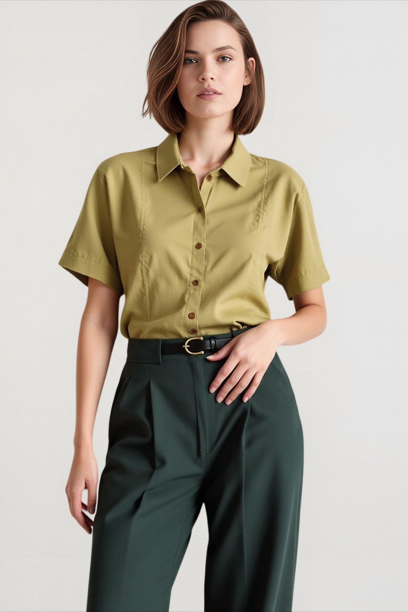 Vintage Linen Relaxed Blouse