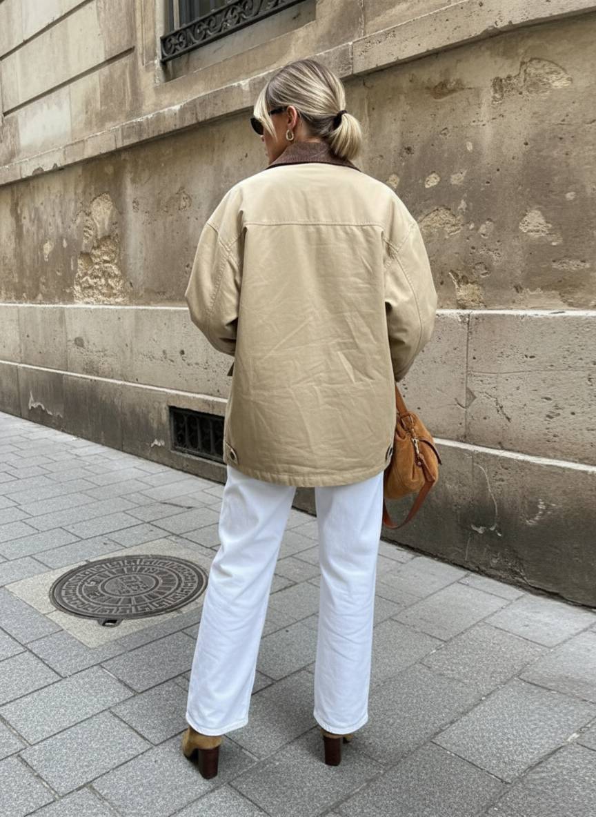 Casual Solid Bomber Jacket