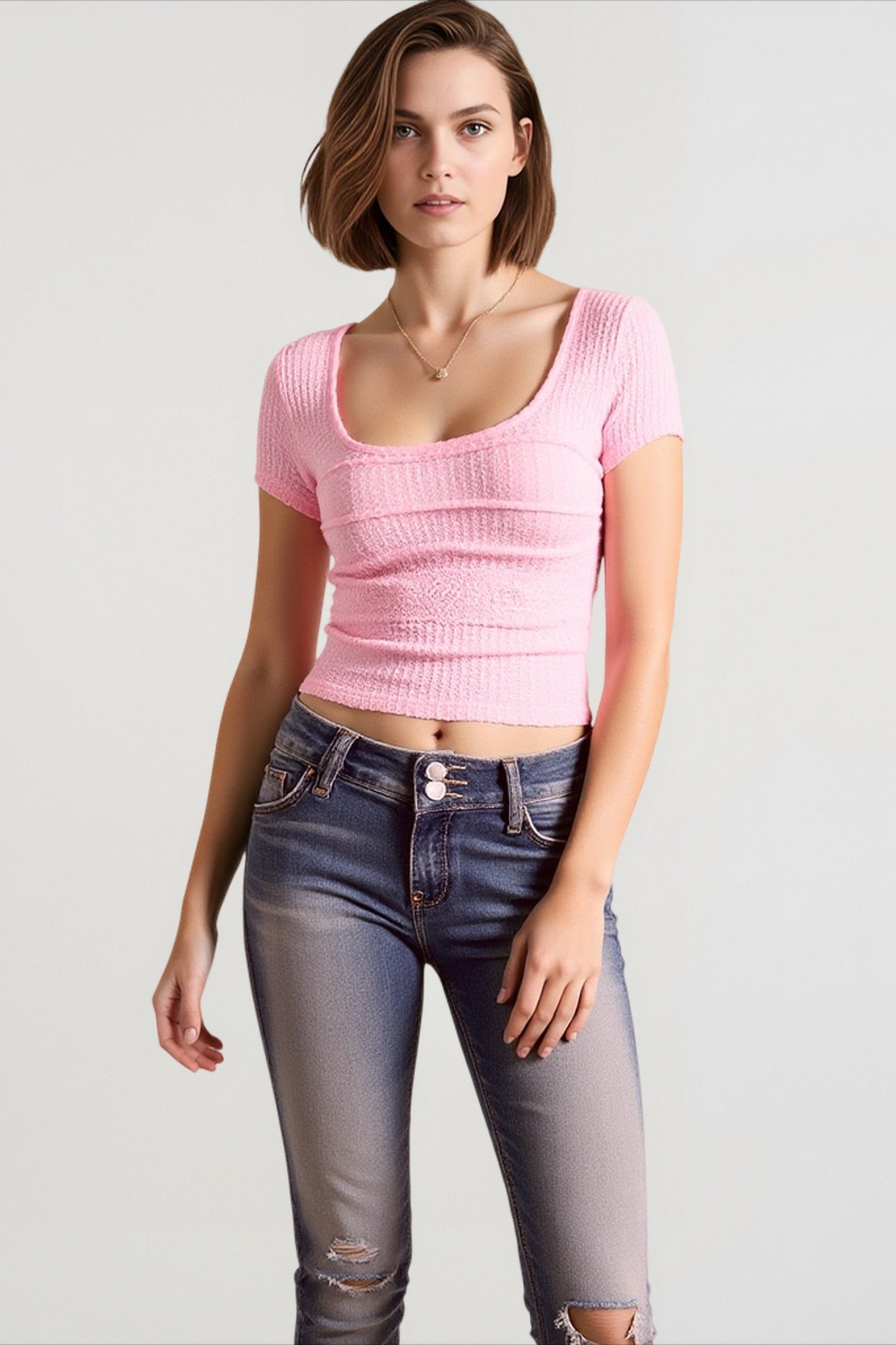 Sheer Mesh Top