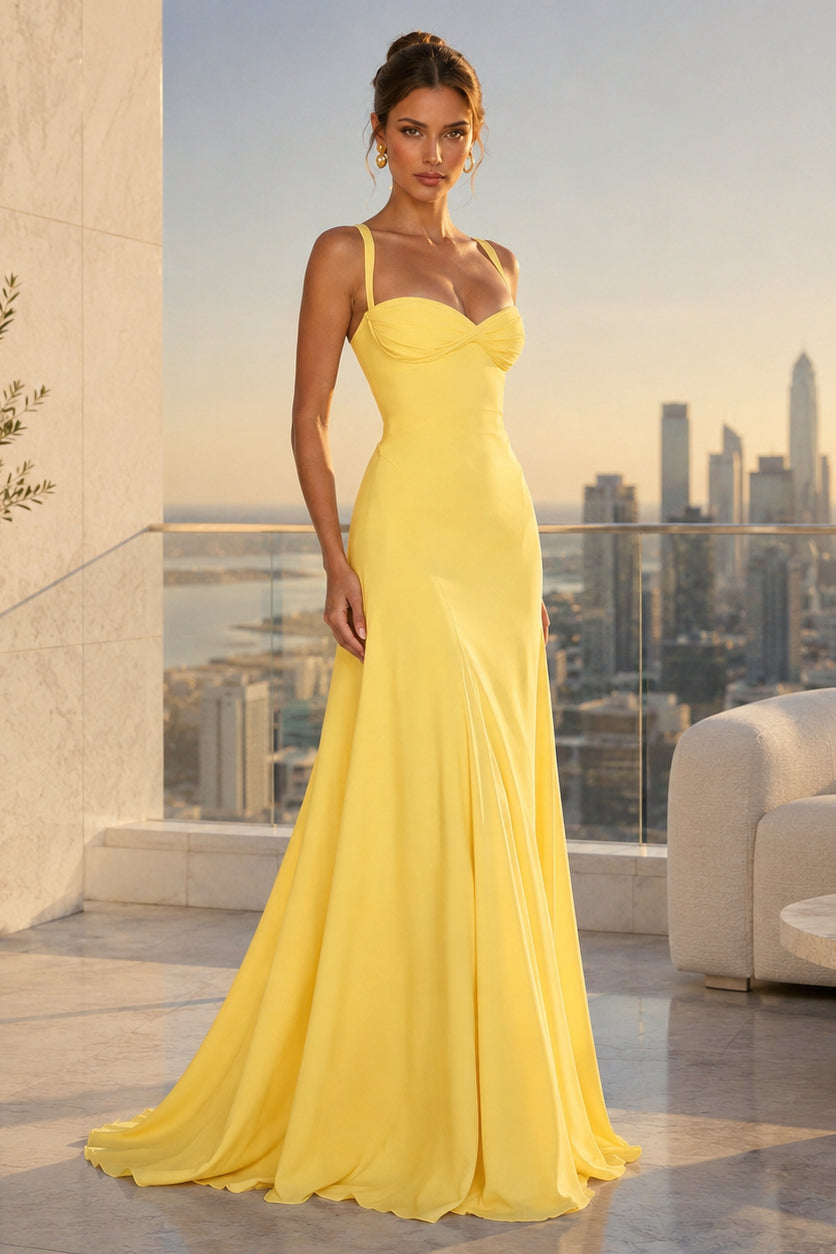 Solid Low Cut Strappy Cross Back Party Dress