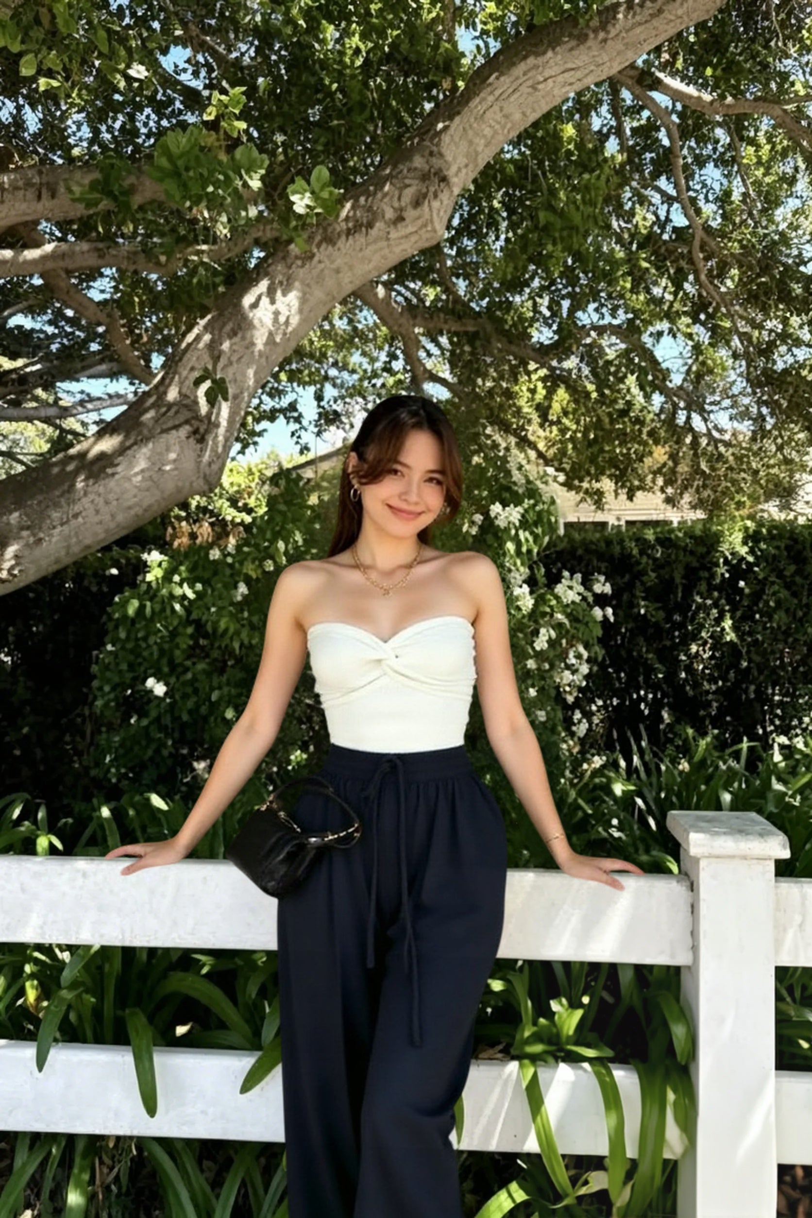 Knit Corset Backless Strapless