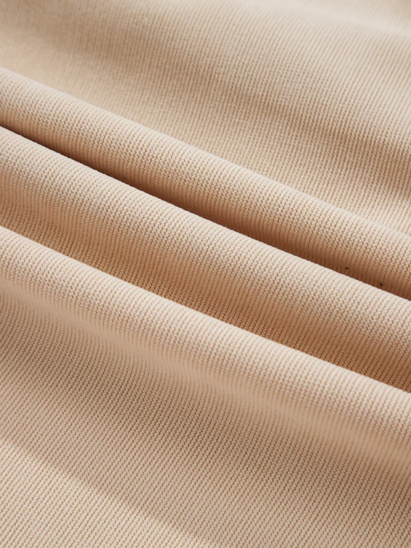 Corduroy Half Button Collared Long Sleeve Mini Dress