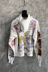 Murakami Graffiti Print Hoodie