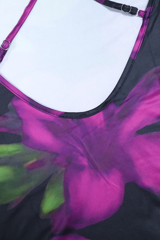 OpenBack Edition Floral Maxi Party Dress