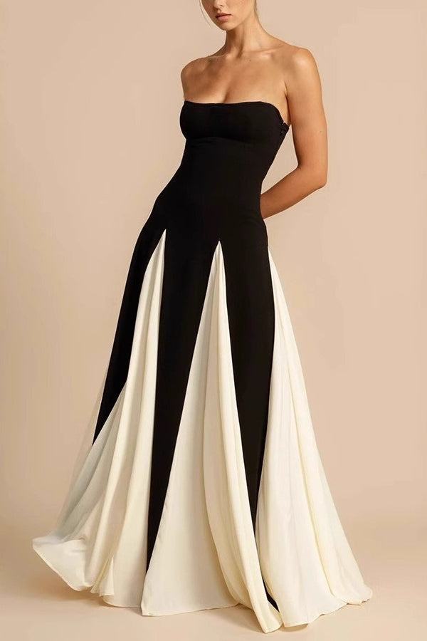 Mesh Patchwork Bandage Party Dress