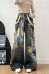 Vintage Washed Denim Jeans
