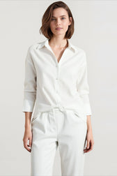 Linen Lightweight Button Down Blouse